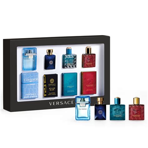 versace mini deluxe cologne set|versace mini cologne gift set.